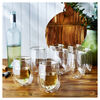 Sorrento Double Wall Glassware, 10-oz / 8-pc, Double Wall Stemless White Wine Glass Set, small 4