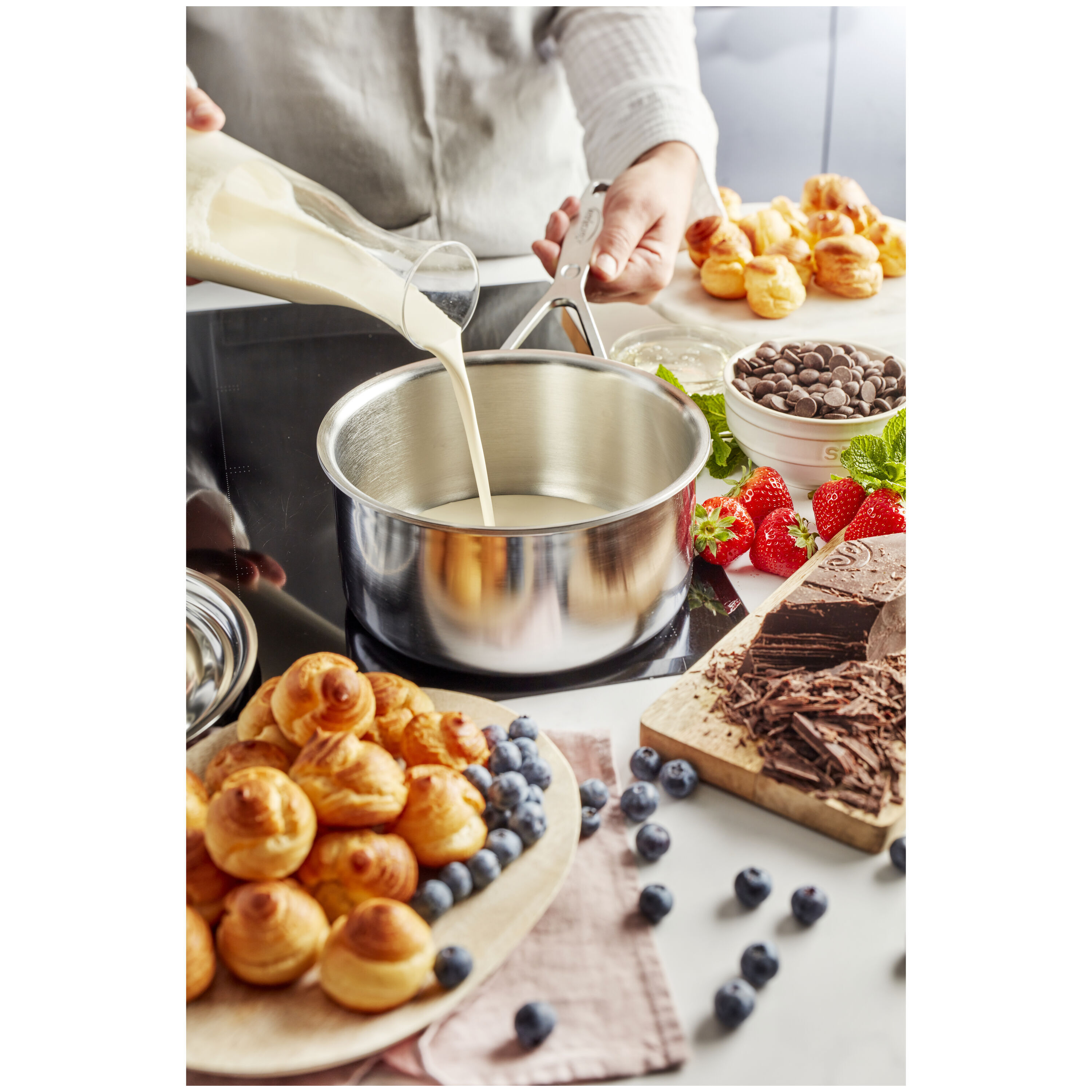 Demeyere Industry 5 Steelpan zonder deksel 16 cm / 1,5 l - Industry 5 - Demeyere