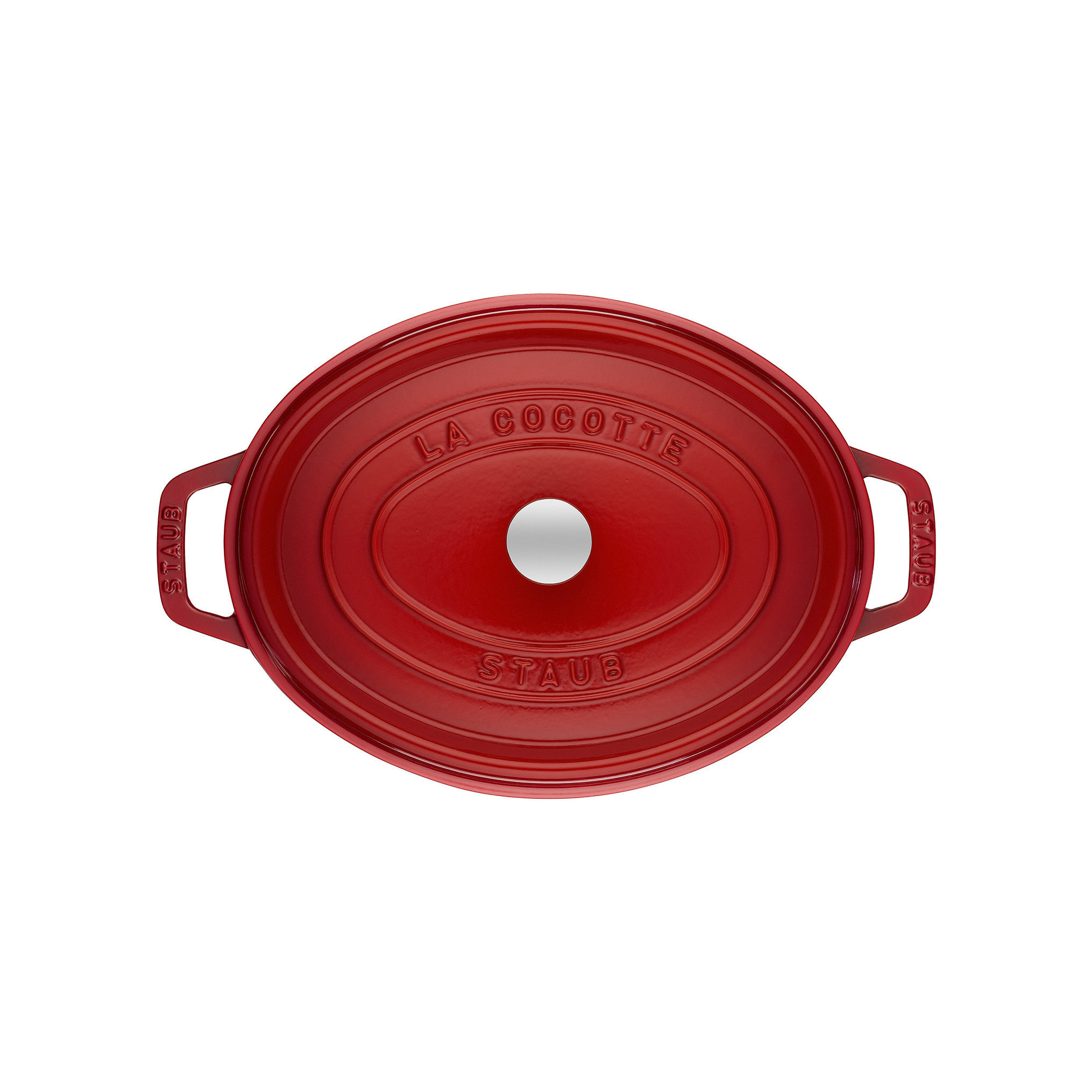 小売価格 【新品同様】ストウブ 「 ピコ ココット オーバル チェリー 31cm 」 調理器具