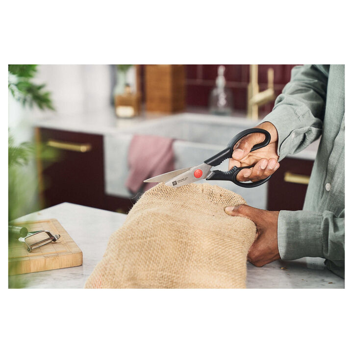 TWIN L, 20 cm, Multi-purpose shears, silver, large 3