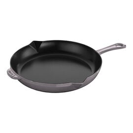Staub Pans, 30 cm / 12 inch cast iron Frying pan, graphite-grey