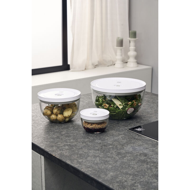 Fresh & Save BOWLS, 真空保存ボウル,セラミックボウル マカロングリーン セット, large 4