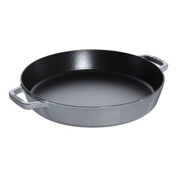 13.5-inch, Double Handle Fry Pan, graphite grey,,large 1