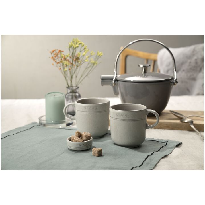 Dinnerware, 4-pc, Condiment dish set, white truffle, large 3