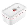 Fresh & Save, Vakuum Lunchbox M, Kunststoff, Weiß-Rot, small 1