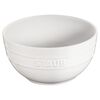 Ceramique, 17 cm ceramic round Bowl, pure-white, small 1