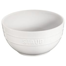 Staub Ceramique, Cuenco 17 cm, Cerámica, Blanco puro