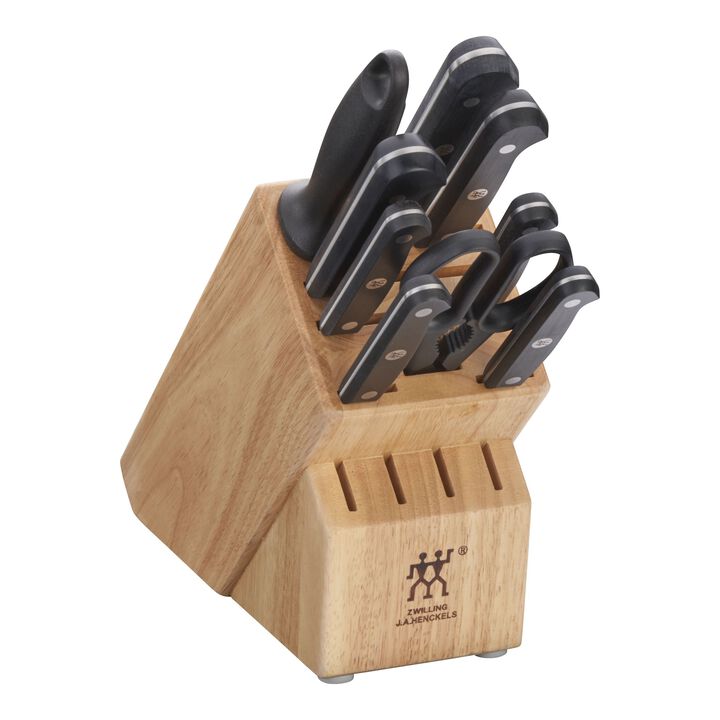 Gourmet, 10-pc, Knife block set, natural, large 1