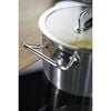 24 cm 18/10 Stainless Steel Stock pot silver,,large