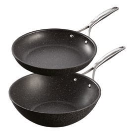 ZWILLING Constellation, 2 Piece aluminum Frypan and Wok Set