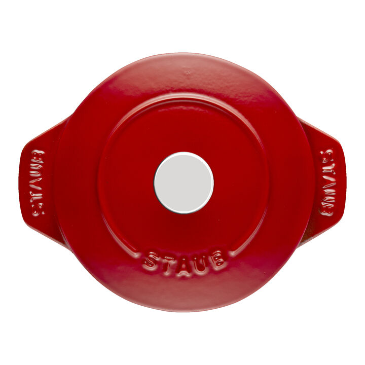 鋳物ホーロー鍋, ラ・ココット de GOHAN 12 cm, ラウンド, チェリー, 鋳鉄, large 3