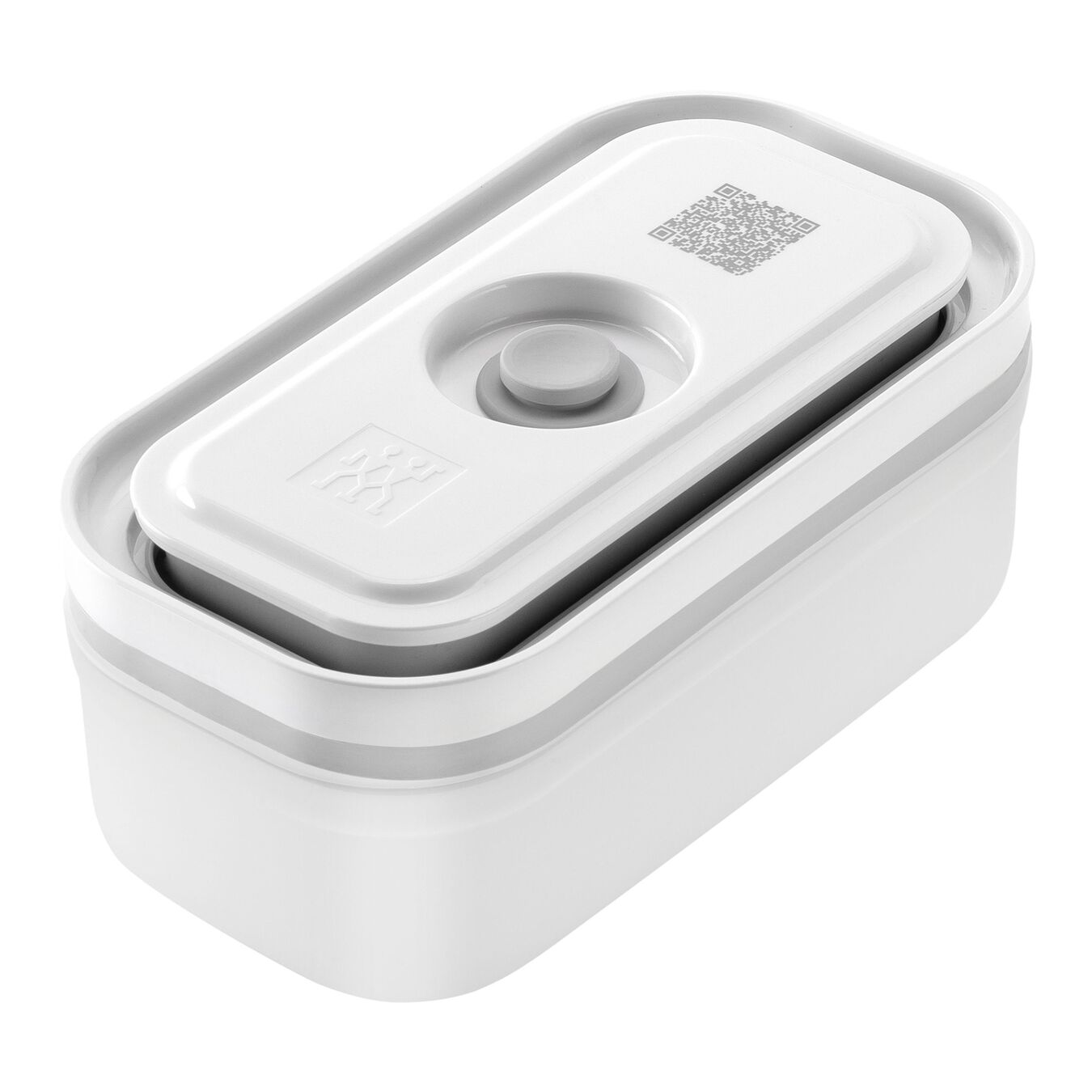 small Vacuum box, plastic, semitransparent-grey,,large 1