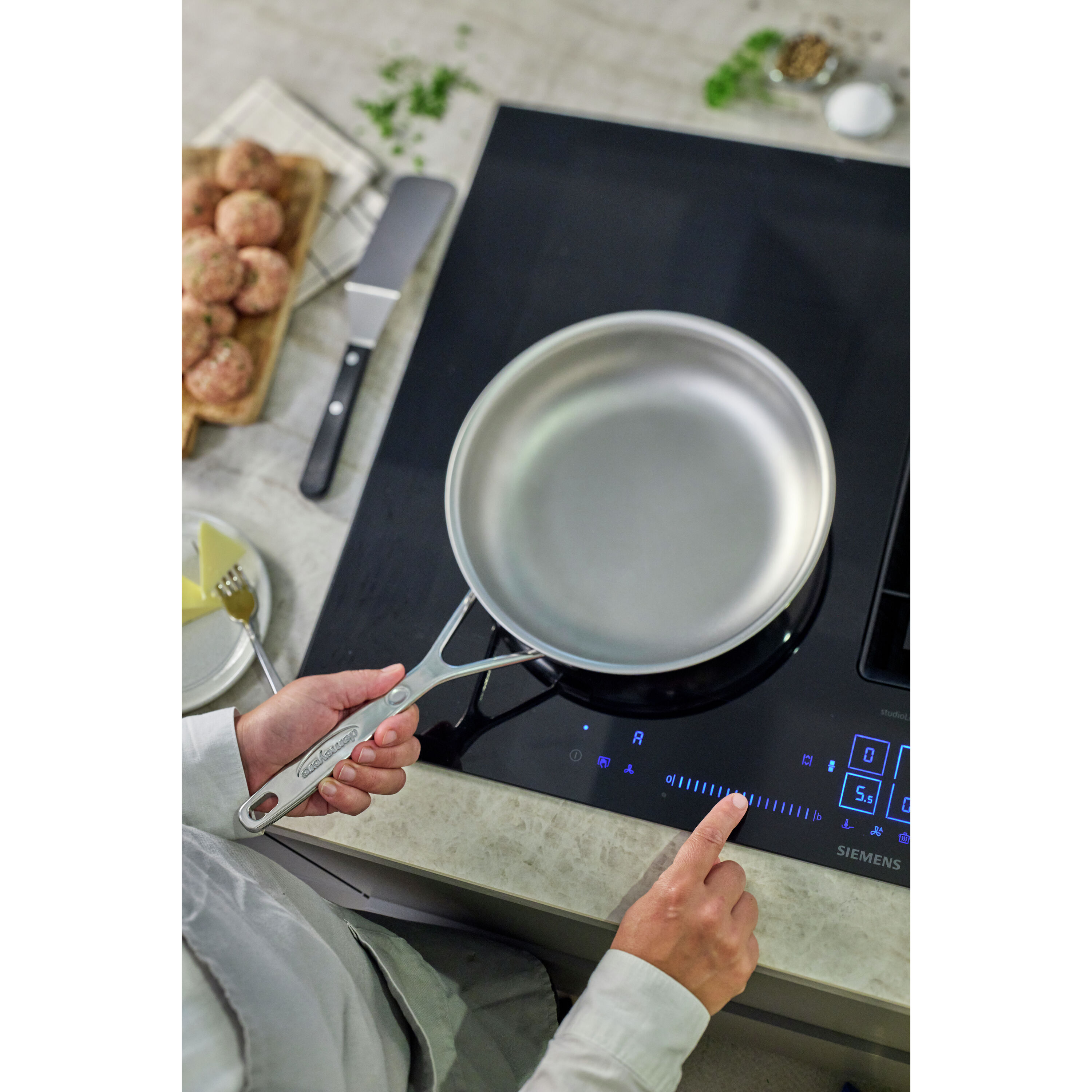 Demeyere Silverline 7 Koekenpan NanoTouch 20 cm - Silverline 7 - Demeyere