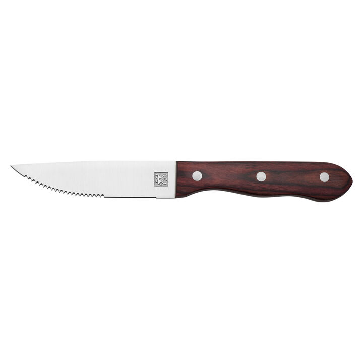12-pc, Serrated Steak Knife Set With Dark Pakka Wood Handle, large 4