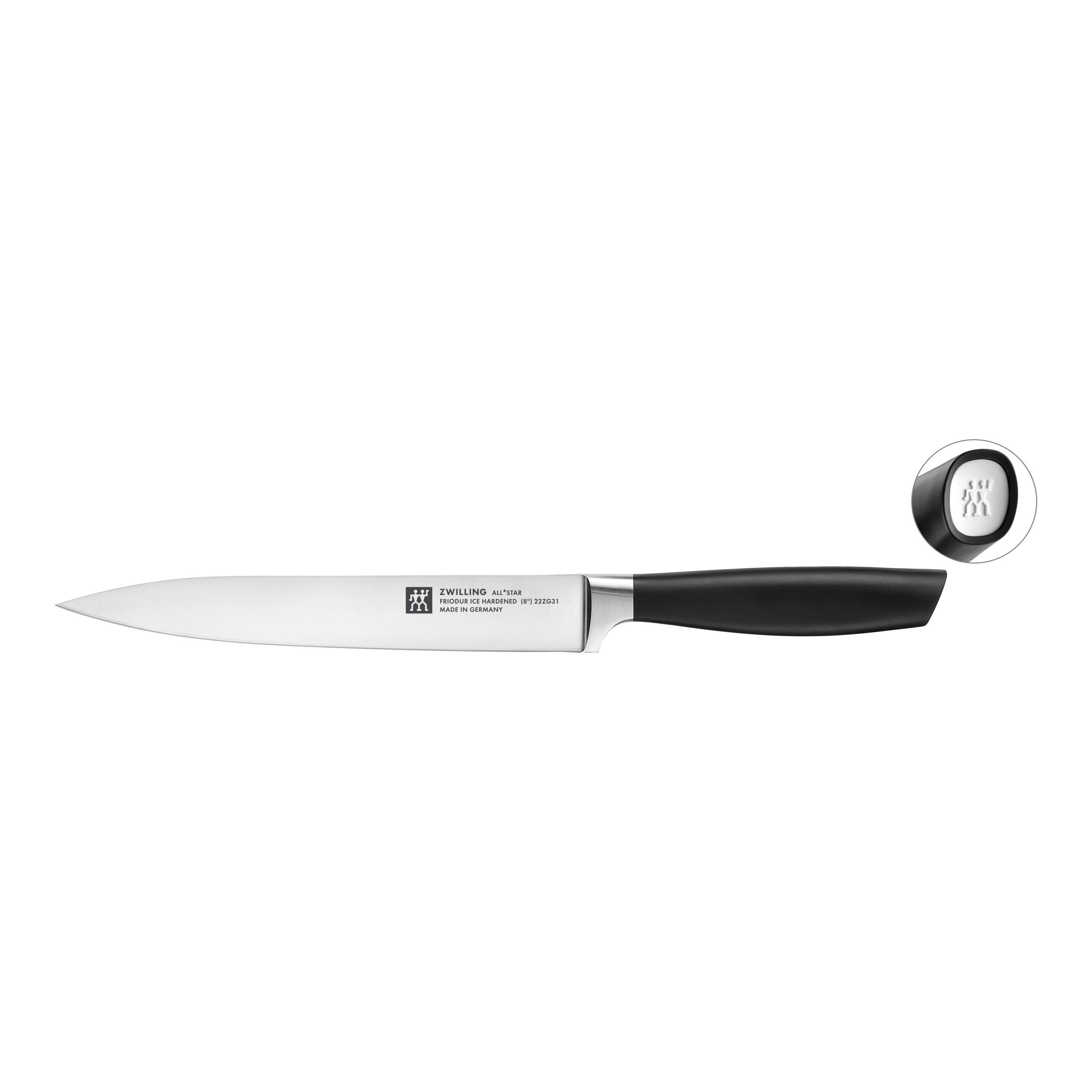 ZWILLING All * Star Couteau à trancher 20 cm, Blanc