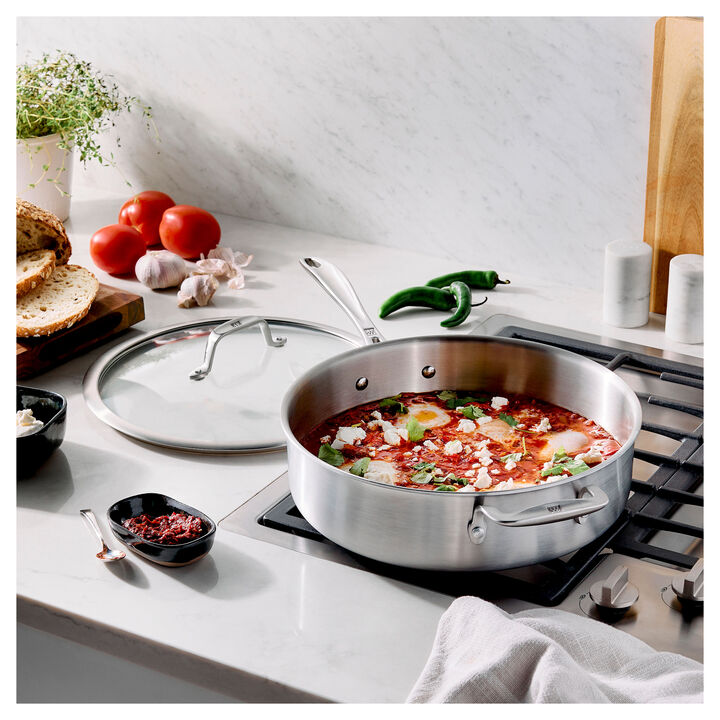 Spirit 3-Ply, 5 qt, Stainless Steel, Saute Pan, large 2