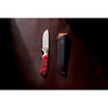 Outdoor, 3.5-inch, Hunting Knife With Leather Sheath, Red Jigged Bone, small 4