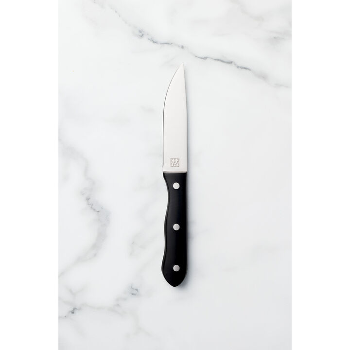 12-pc, Fine Edge Steak Knife Set With Black ABS Handle, large 3