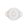 Ceramique, Mini cocotte rotonda - 10 cm, bianco puro, small 3