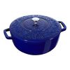 3.6 l cast iron round French oven, dark-blue - Visual Imperfections,,large