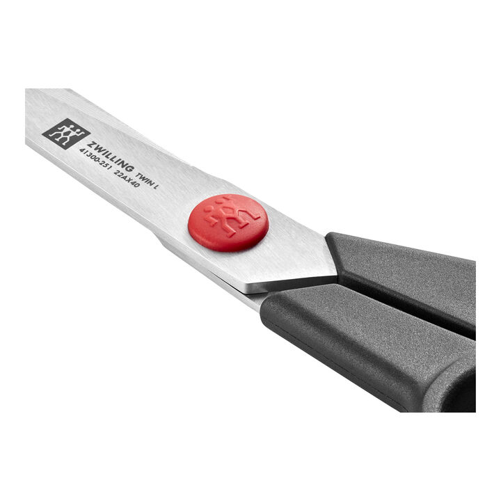 TWIN L, 25 cm, Ciseaux de tailleur, Noir mat, large 3