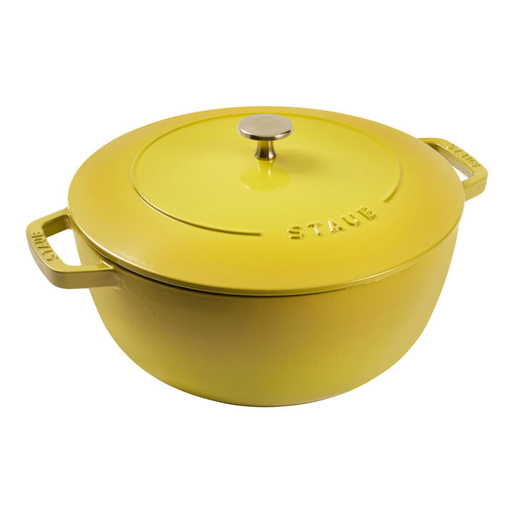 Cast Iron, 5.25 qt, Essential French Oven, citron, large 1