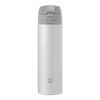 Thermo, Thermos reisbeker, 450 ml, Wit-Grijs, small 1
