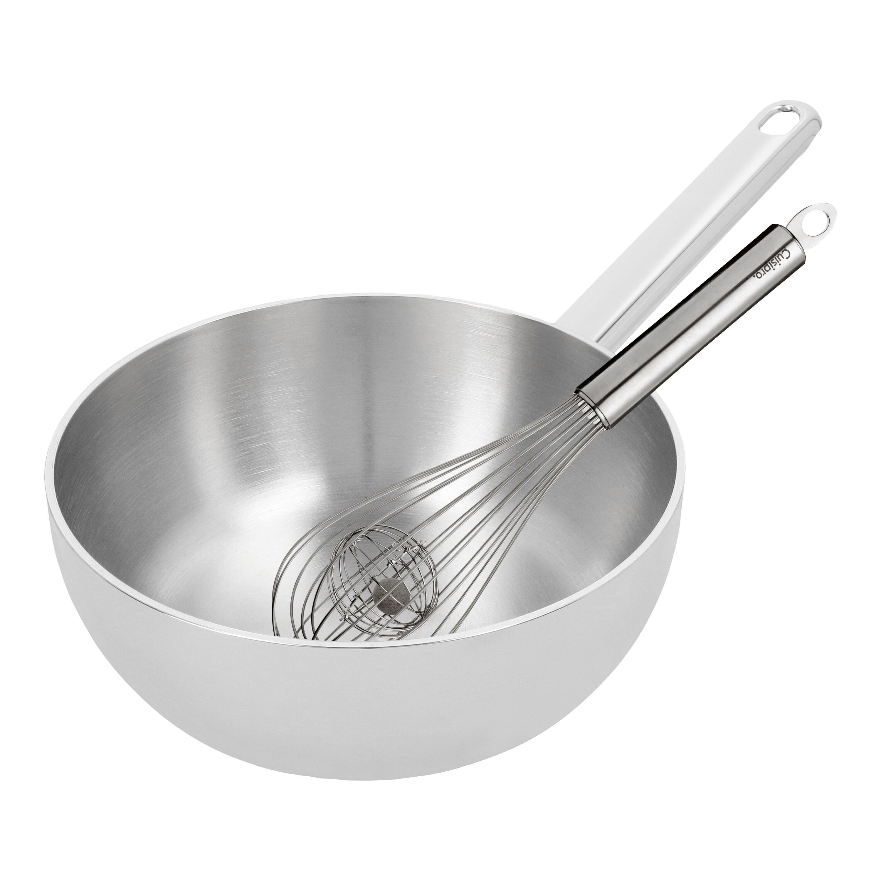 Demeyere Apollo 7 Sauteuse conisch met gratis duoklopper 20 cm / 2 l - Apollo 7 - Demeyere afbeelding