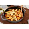 Pans, 26 cm / 10 inch cast iron Frying pan with 2 handles, graphite-grey - Visual Imperfections, small 2