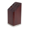 Spectrum, 8-pc, Knife block set, brown, small 8