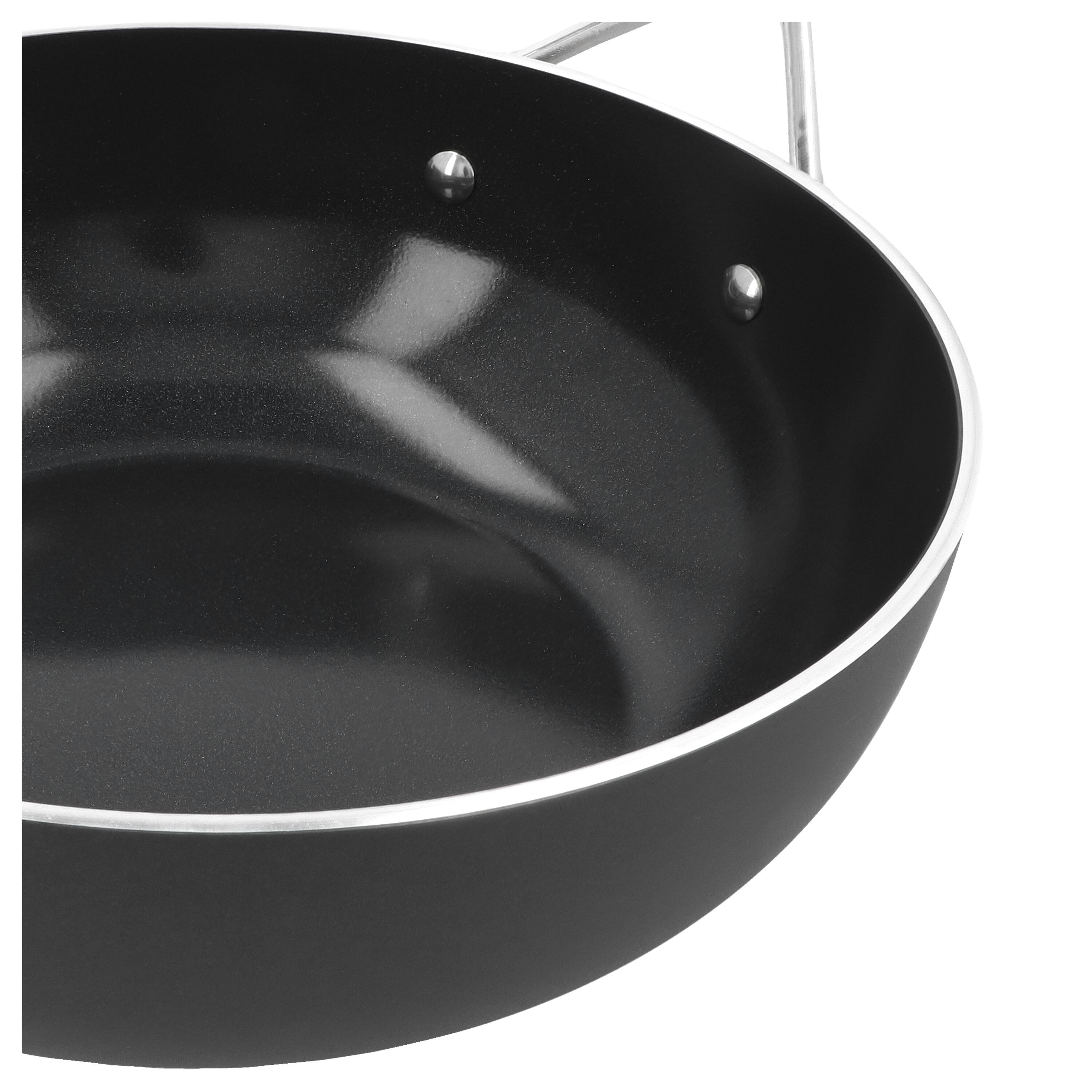Demeyere Alu Plus 3 Ceramic Wok vlakke bodem Ceraforce 28 cm - Alu Plus 3 Ceramic - Demeyere