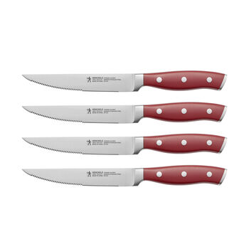 4-pc, Steak Knife Set - Red,,large 1