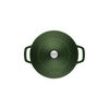 Braisers, 28 cm round Cast iron Saute pan Chistera basil-green, small 5