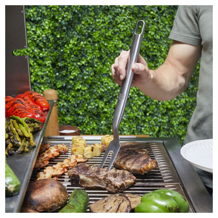 BBQ,  Stainless Steel Carving Fork, large 4