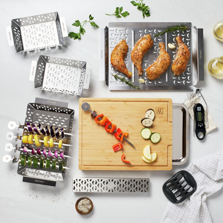 BBQ+, 13-pc BBQ Accessory Set, Stainless Steel , large 2