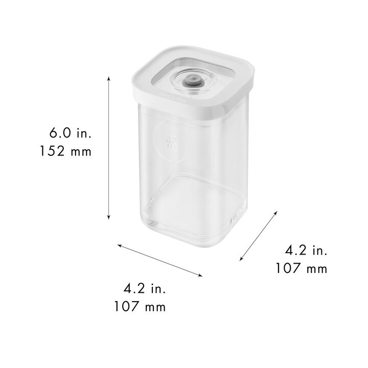 Fresh & Save CUBE, CUBE Container 2S / 11 cm, 0.875 Qt, Transparent-white, large 2