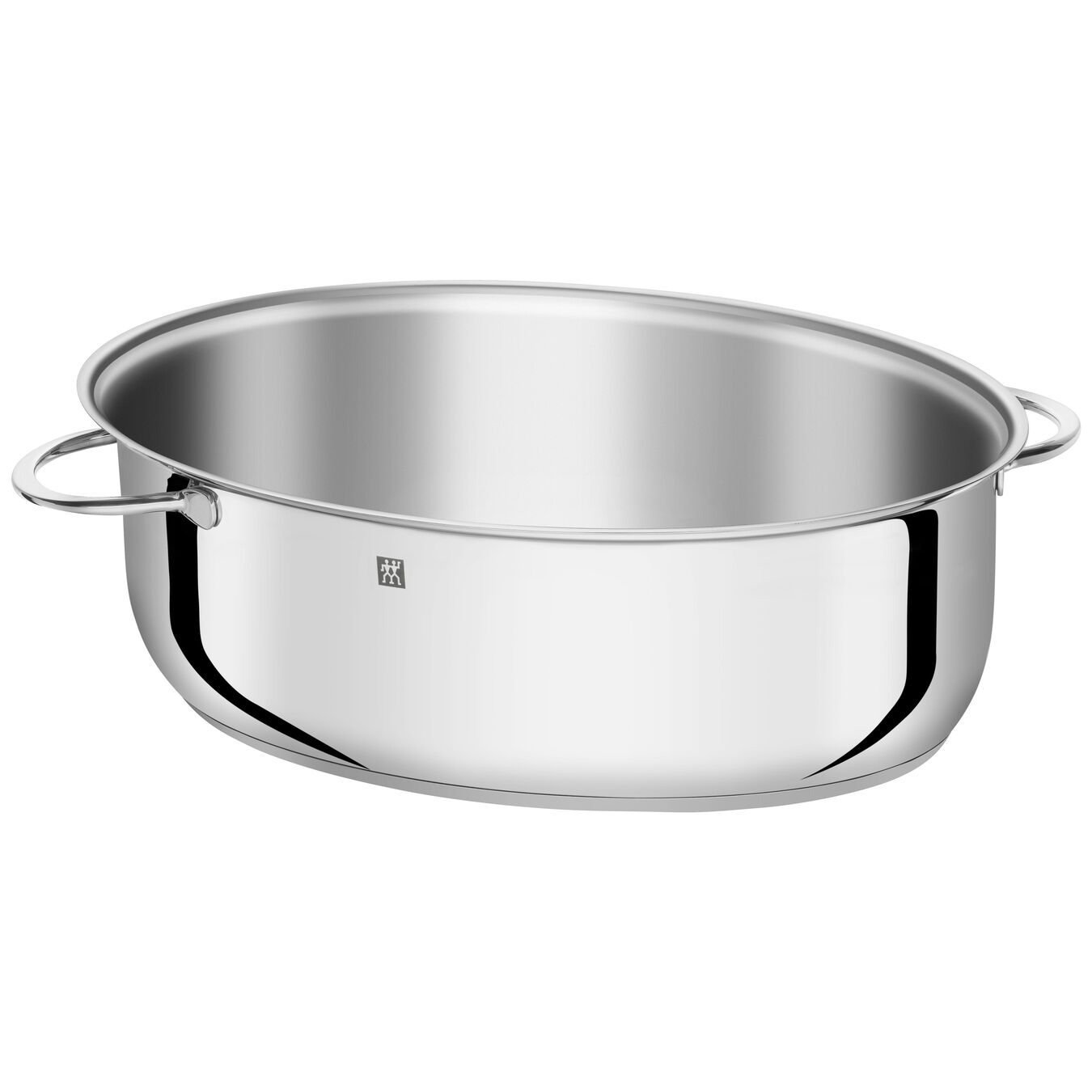 38 cm 18/10 Stainless Steel oval Roaster, silver,,large 4