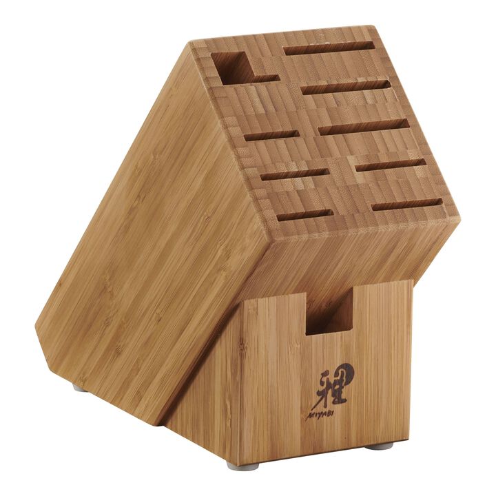 8, Knife block empty, Bamboo, large 1