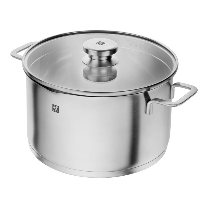 Pouristic, Kochtopf 24 cm, Edelstahl, large 1