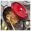 La Cocotte, 5.5 l cast iron oval Cocotte, cherry - Visual Imperfections, small 6