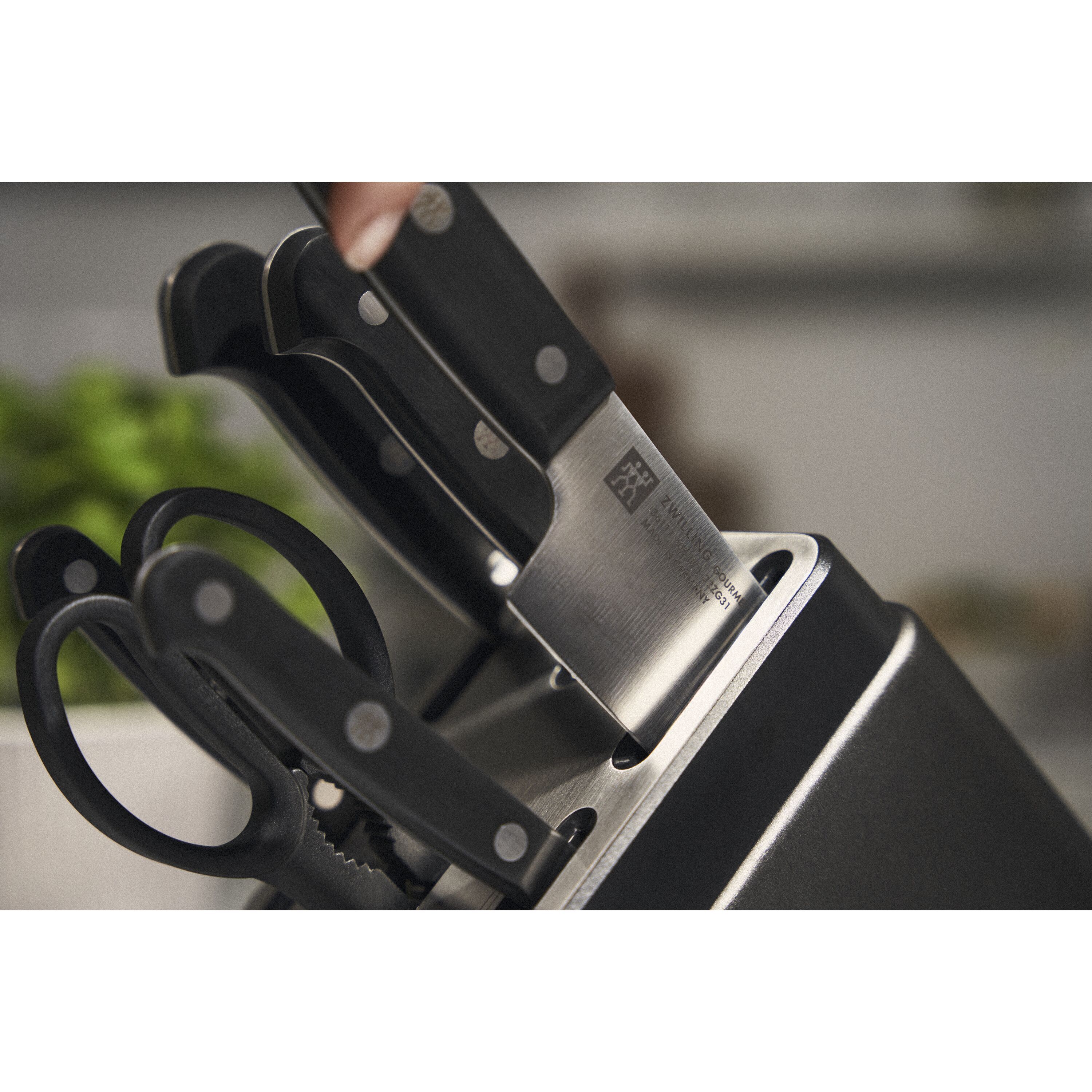 ZWILLING Gourmet 7-delig, Messenblok, Anthraciet - Gourmet - ZWILLING