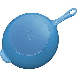 26 cm / 10 inch cast iron Frying pan, ice-blue