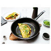 24 cm 18/10 Stainless Steel Frying pan,,large