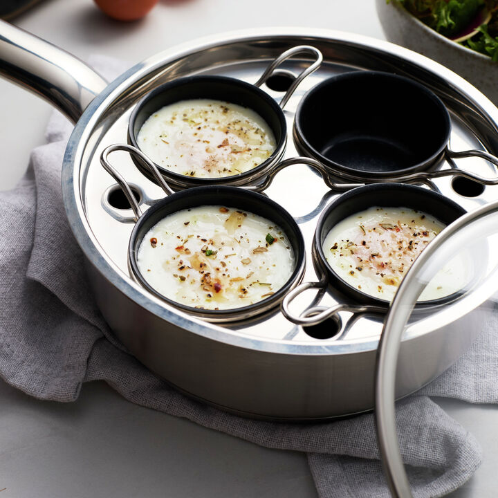 Specialties 3, Egg poacher 18 cm, 18/10 Stainless Steel, silver, large 2