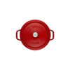 Cast Iron - Round Cocottes, 8.75 qt, Round, Cocotte, Cherry, small 4
