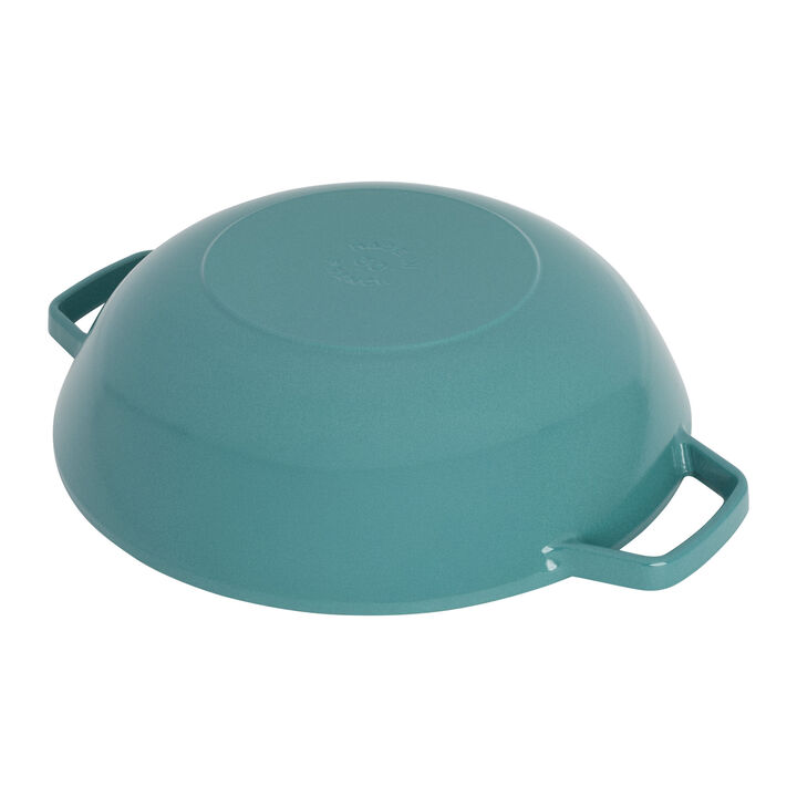 Cast Iron, 12-inch, Perfect Pan, Turquoise, large 3