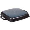 28 cm / 11 inch cast iron square Grill pan, black - Visual Imperfections,,large