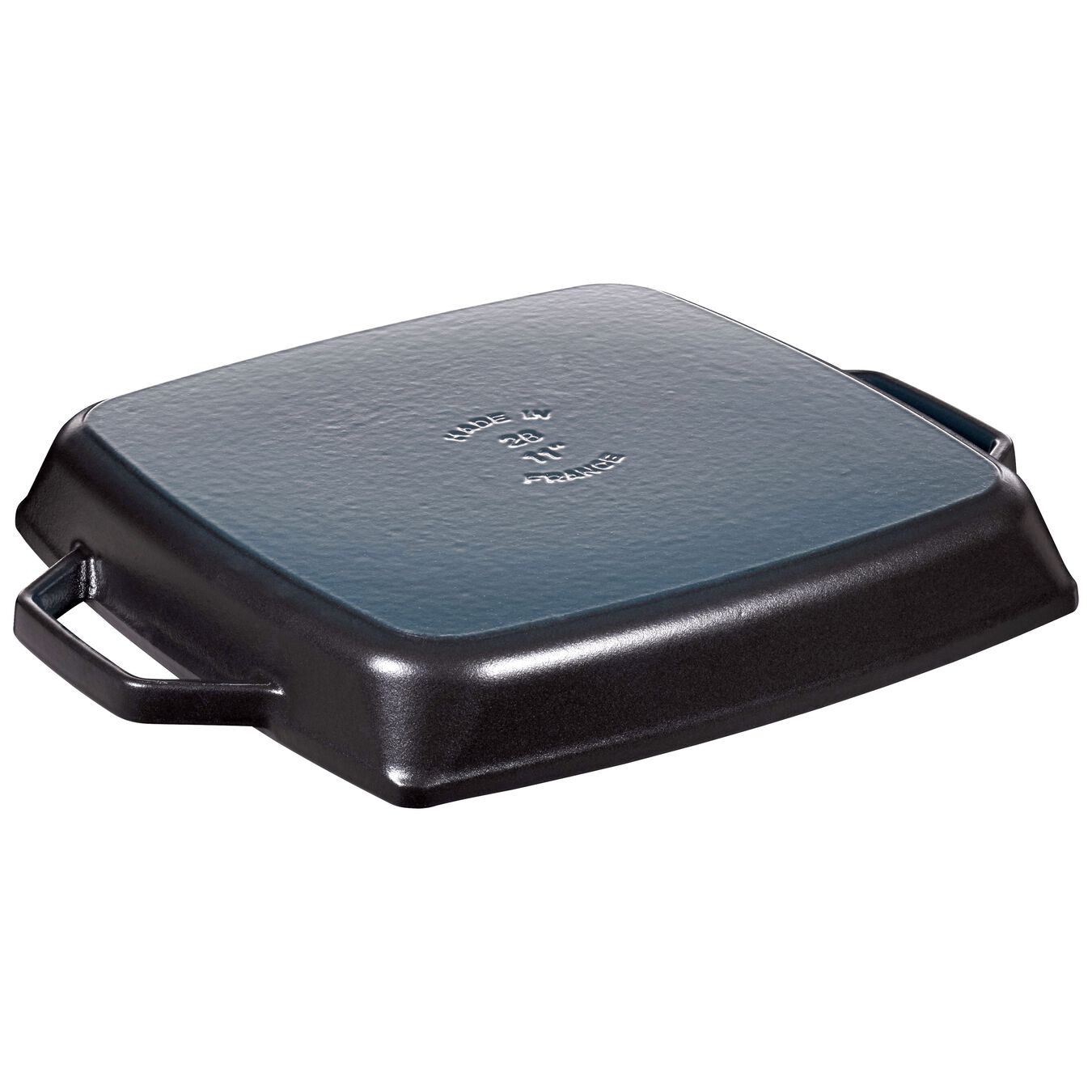 28 x 28 cm square Cast iron Grill pan black,,large 2