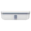 Fresh & Save, Boîte à tartines sous-vide L plate, Matière synthétique, semi transparent-Blue La-Mer, small 3