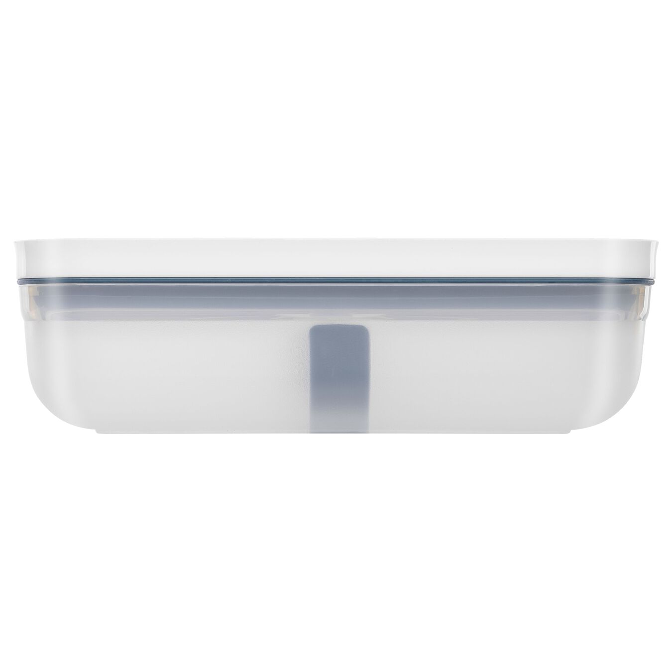 Boîte à tartines sous-vide L plate, Matière synthétique, semi transparent-Blue La-Mer,,large 3